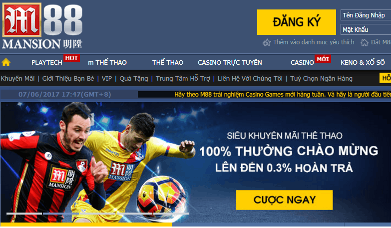 hợp pháp cá độ bóng đá tại Việt Nam
