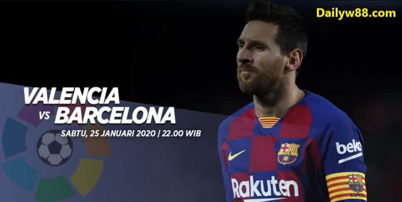 Soi kèo Valencia vs Barcelona, 22h00' ngày 25/01/2020