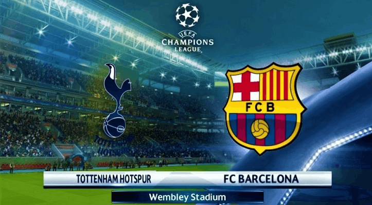 Kèo nhà cái trận Tottenham vs Barcelona Uefa Champion League 4/10/2018