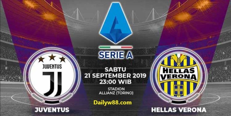 Dự đoán, soi kèo Juventus vs Hellas Verona 23h00' ngày 21/9/2019