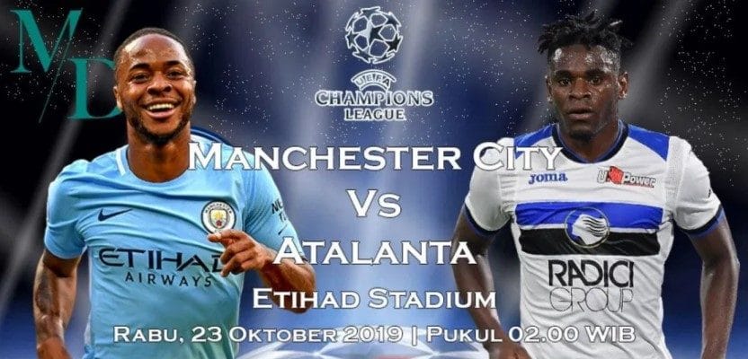 Soi kèo Manchester City vs Atalanta 02h00' ngày 23/10/2019