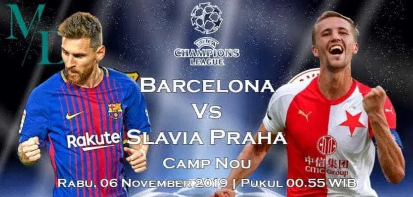 Dự đoán, soi kèo Barcelona vs Slavia Praha 00h55' ngày 06/11/2019