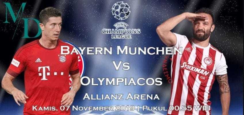 Soi kèo Bayern Munich vs Olympiakos 00h55' ngày 06/11/2019
