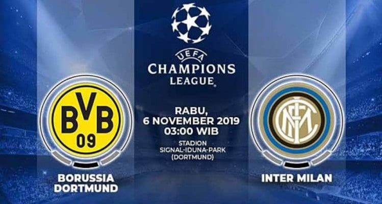 Soi kèo Borussia Dortmund vs Inter Milan 03h00' ngày 06/11/2019