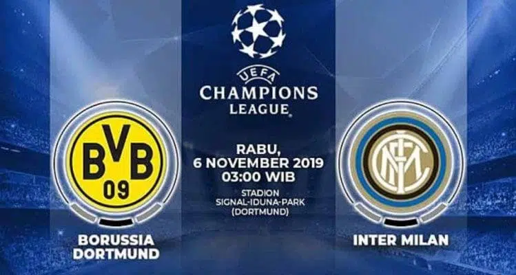 Soi kèo Borussia Dortmund vs Inter Milan 03h00' ngày 06/11/2019