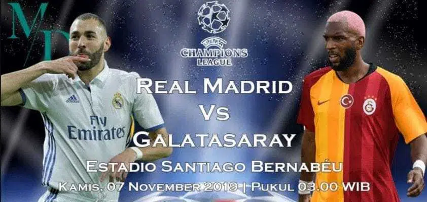 Soi kèo Real Madrid vs Galatasaray 03h00' ngày 07/11/2019