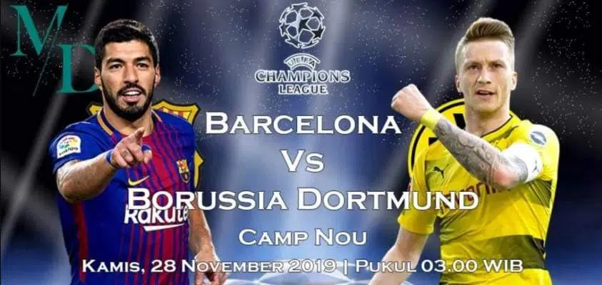 Soi kèo Barcelona vs Borussia Dortmund 03h00' ngày 28/11/2019
