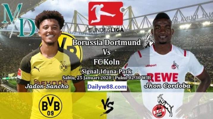 Soi kèo Borussia Dortmund vs FC Koln 02h30' ngày 25/01/2020