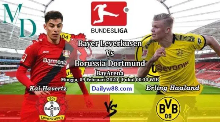 Soi kèo Bayer Leverkusen vs Borussia Dortmund 00h30' ngày 09/02/2020