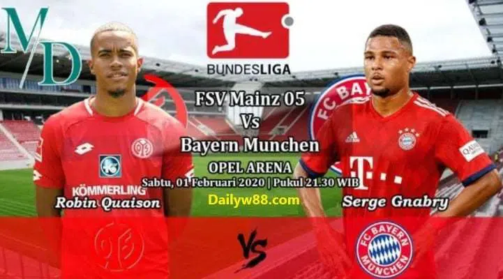 Soi kèo Mainz 05 vs Bayern Munich 21h30' ngày 01/02/2020