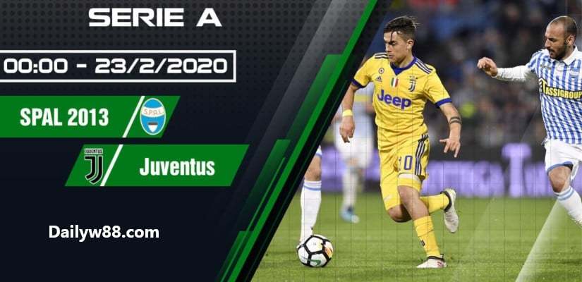 Soi kèo trận SPAL vs Juventus 00h00 ngày 23/02/2020