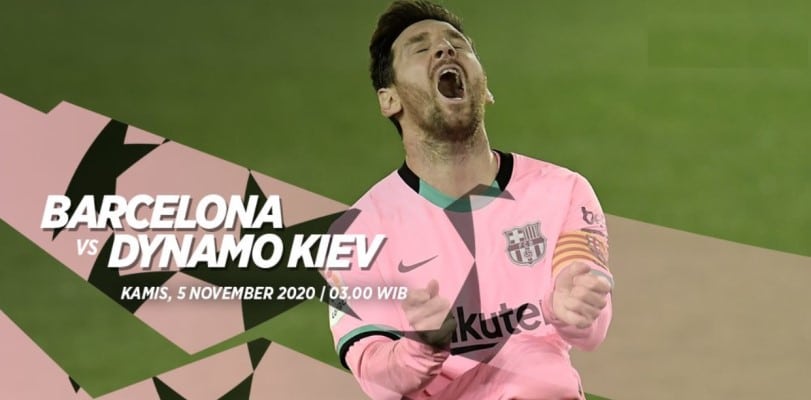 soi kèo trận Barcelona vs Dynamo Kiev 03h00' ngày 05/11/2020