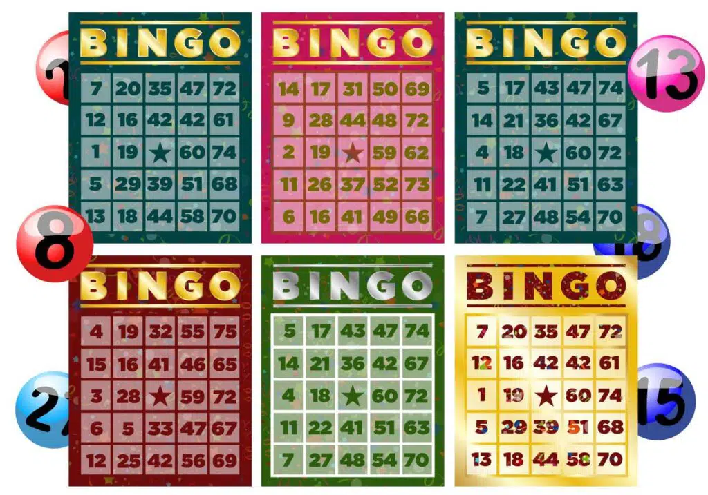 Một tấm bảng Bingo 