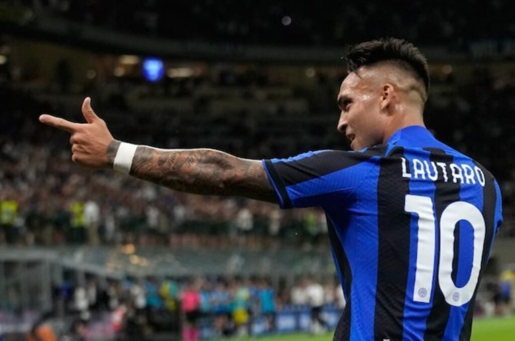 Tiền đạo của Inter Milan, Lautaro Martinez (c) Ảnh AP