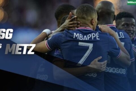 Soi kèo trận PSG vs Metz lúc 02h00 ngày 22/5/2022