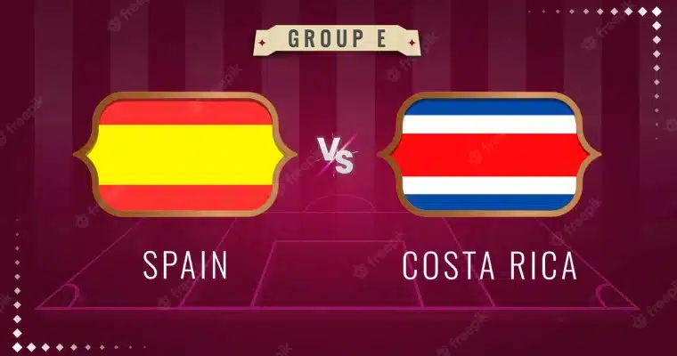 Soi kèo trận Tây Ban Nha vs Costa Rica
