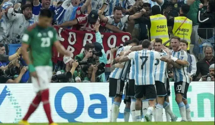 Highlight video kết quả Argentina 2-0 Mexico
